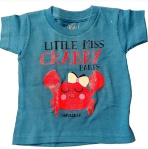 NEW Little Miss Crabby Pants Tee